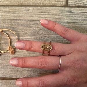 Kendra Scott rose gold ring size 8
